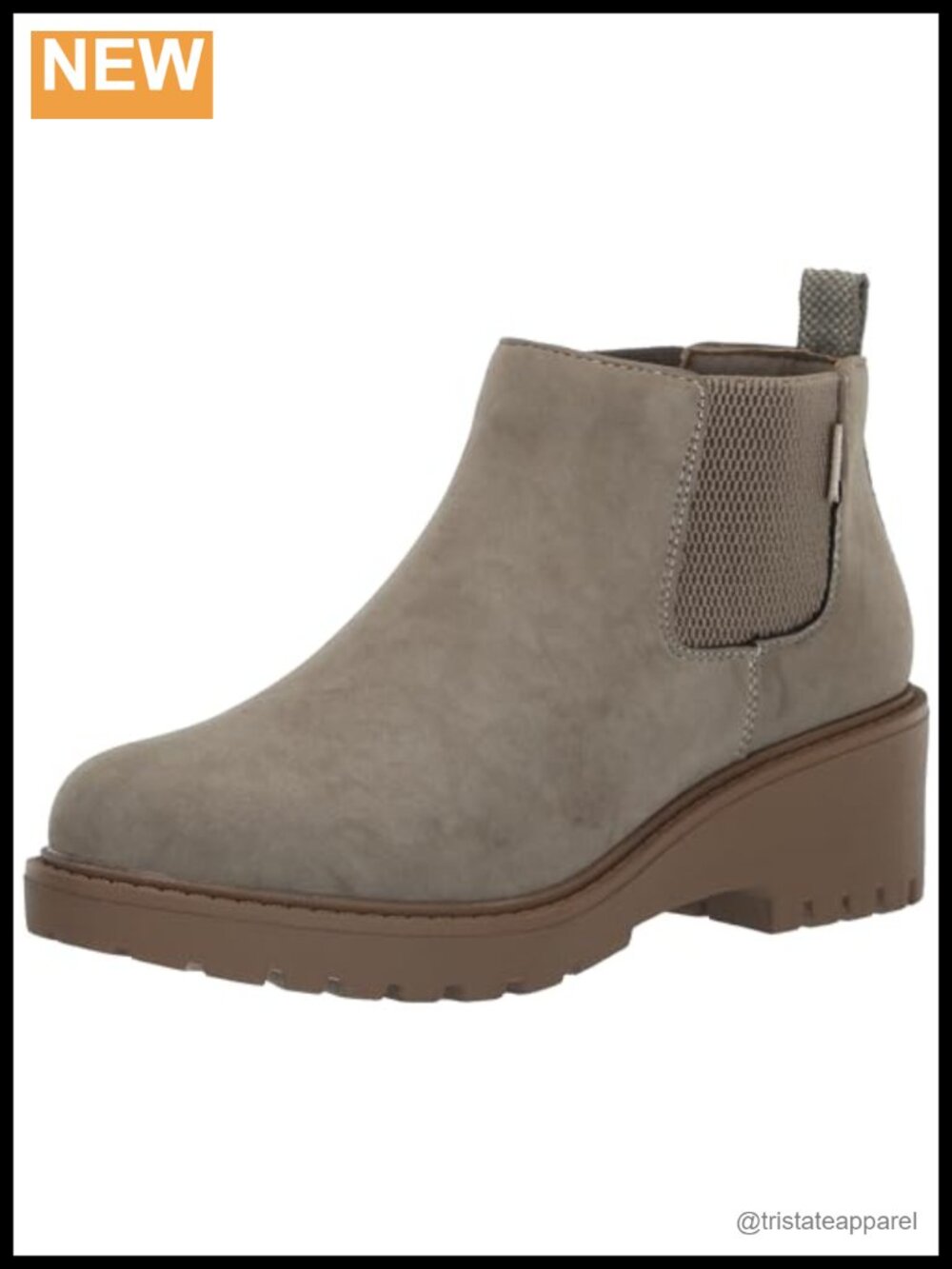 Women's Ankle Boots Faux Leather Pull-On Snow Boots Memory Foam